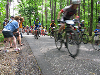 Bikers at Rumble on the Ridge